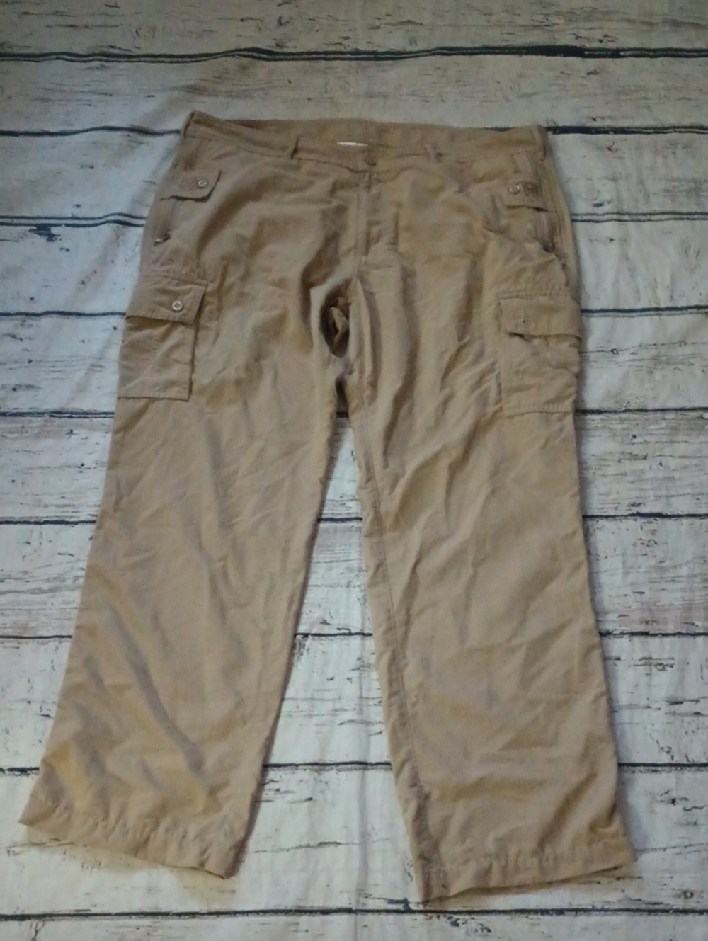 Clothing Arts P Cubed Pick Pocket Proof Tan Khaki Cargo Pants 38x30